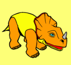 Dibujo Triceratops II pintado por kenner