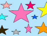 Dibujo Estrellas 4 pintado por clauss