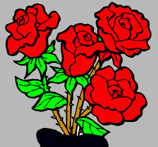 Ramo de rosas