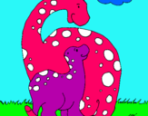 Dibujo Dinosaurios pintado por anibarro