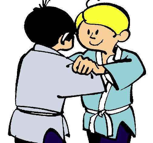 Dibujo Judo amistoso pintado por iviimagenes