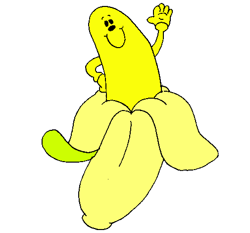 Dibujo Banana pintado por camix
