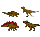 Dibujo Dinosaurios de tierra pintado por rftvlyvvolkg