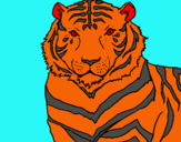 Dibujo Tigre pintado por mizael