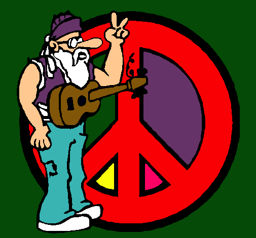 Músico hippy