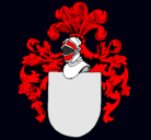 Dibujo Escudo de armas y casco pintado por habbo9