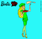 Dibujo Barbie cocinera pintado por aidajose