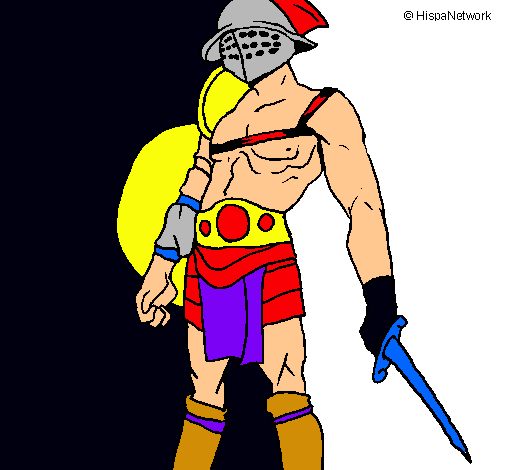 Dibujo Gladiador pintado por ICHIGO