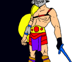 Dibujo Gladiador pintado por ICHIGO