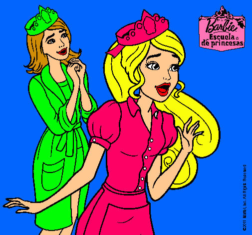 Dibujo Barbie con una corona de princesa pintado por Ultralili2
