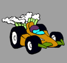 Dibujo Coche de Fórmula 1 pintado por cochej
