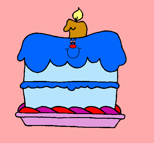 Pastel de cumpleaños