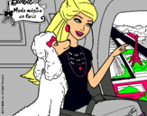 Dibujo Barbie llega a París pintado por edrftyghbzsx