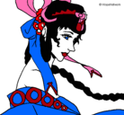 Dibujo Princesa china pintado por viancalee