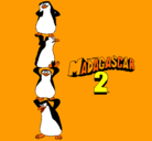 Dibujo Madagascar 2 Pingüinos pintado por musarayla