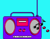 Dibujo Radio cassette 2 pintado por johemy