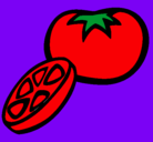 Dibujo Tomate pintado por CChorpi