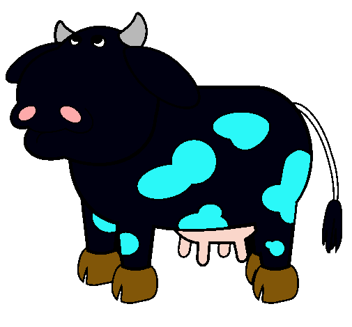 Vaca pensativa