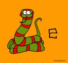 Dibujo Serpiente pintado por anais001