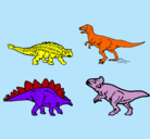 Dibujo Dinosaurios de tierra pintado por dgdgtyguj