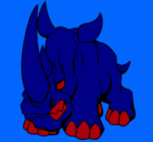 Dibujo Rinoceronte II pintado por martinmp
