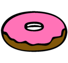 Dibujo Donuts pintado por dona