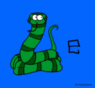 Dibujo Serpiente pintado por Omar_09