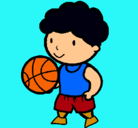 Dibujo Jugador de básquet pintado por bmnbhn