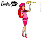 Dibujo Barbie cocinera pintado por aidajose