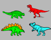 Dibujo Dinosaurios de tierra pintado por 500000000000