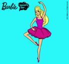 Dibujo Barbie bailarina de ballet pintado por valeria123