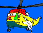 Dibujo Helicóptero al rescate pintado por bemja456cam