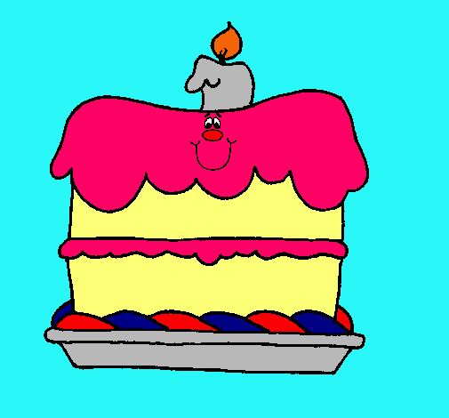 Pastel de cumpleaños