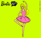 Dibujo Barbie bailarina de ballet pintado por mica4444777