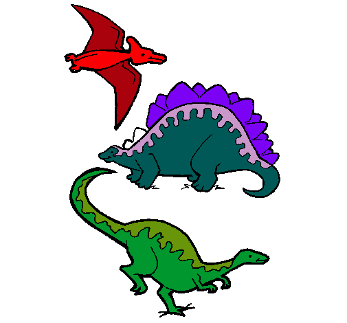 Tres clases de dinosaurios