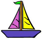 Dibujo Barco velero pintado por iviimagenes