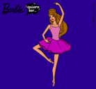 Dibujo Barbie bailarina de ballet pintado por quien