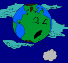 Dibujo Tierra enferma pintado por LESLYE22
