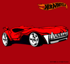 Dibujo Hot Wheels 3 pintado por veliz