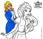 Dibujo Barbie con una corona de princesa pintado por DO6DESHFUSRT