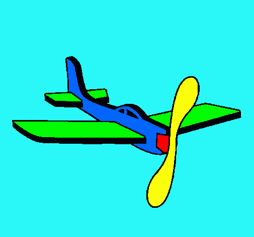 Avión de cartón