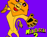 Dibujo Madagascar 2 Alex 2 pintado por antonimo