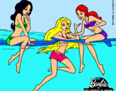 Dibujo Barbie y sus amigas pintado por 19_9_2011