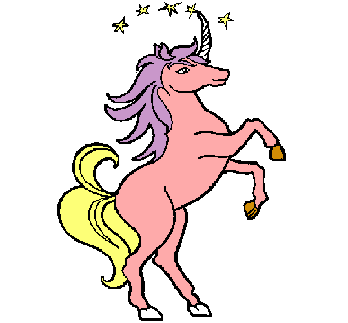 Dibujo Unicornio pintado por Valerita3