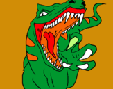 Dibujo Velociraptor II pintado por suzeth