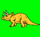 Dibujo Triceratops pintado por juan456