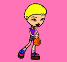 Dibujo Jugadora de básquet pintado por smalyta