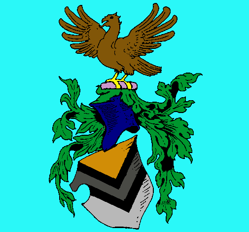 Escudo de armas y aguila 