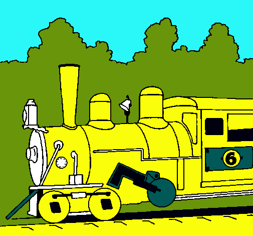 Dibujo Locomotora pintado por Joel_Nico