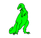 Dibujo Tiranosaurios rex pintado por dilan